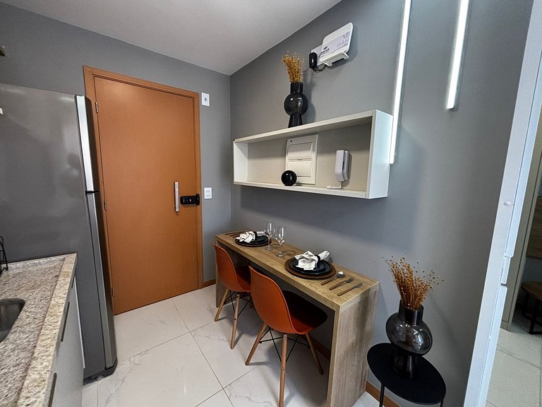 Apto em Cond. c/ Piscina a 750 m da Praia SMT0503