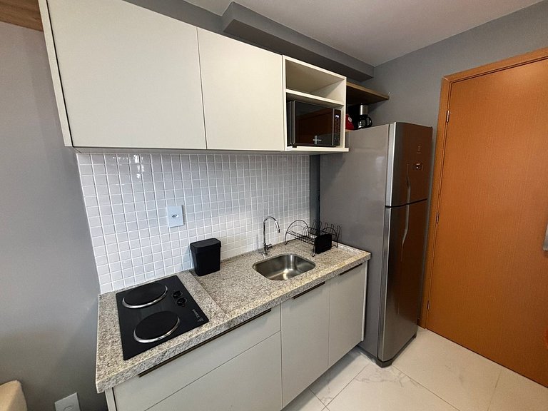 Apto en Cond. c/ Piscina 750 m de la Playa SMT0503