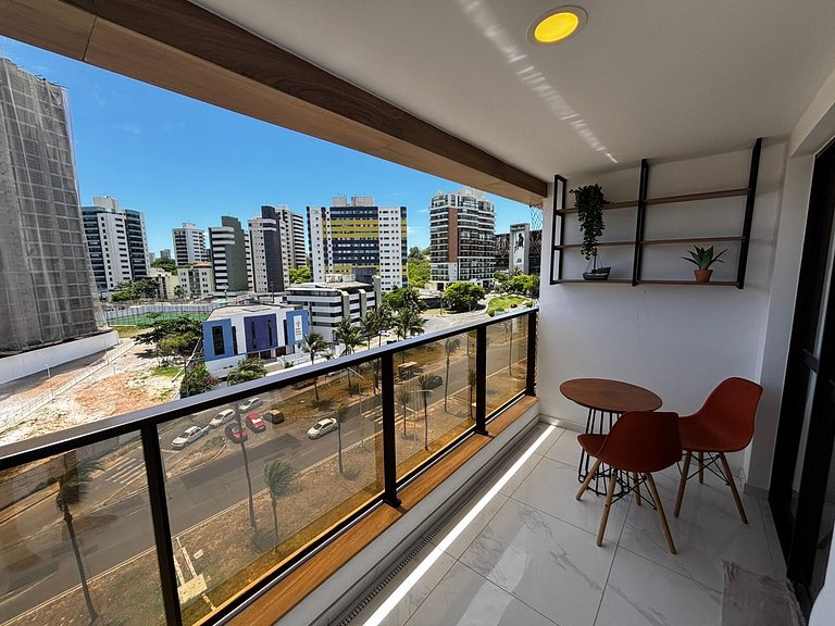 Apto en Cond. c/ Piscina 750 m de la Playa SMT0503