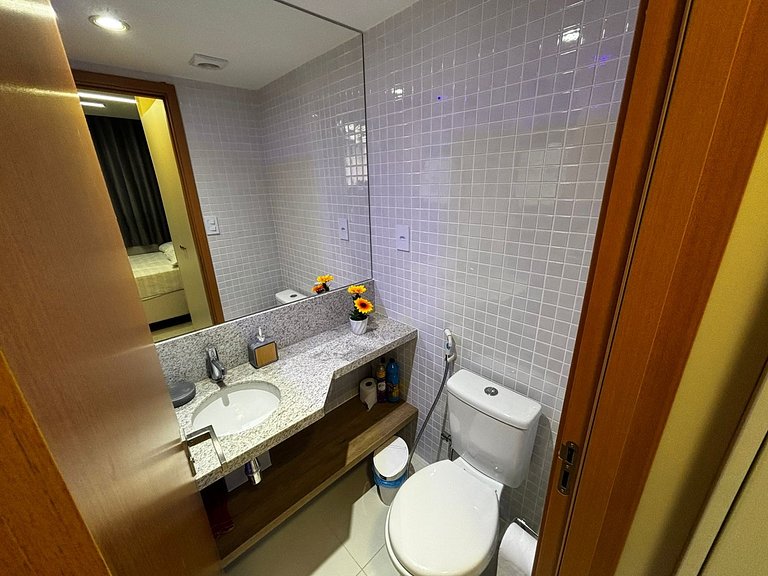 Apto em Cond. c/ Piscina a 750 m da Praia SMT0503