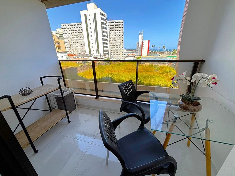 Studio em prédio c/ piscina no rooftop SMT0124