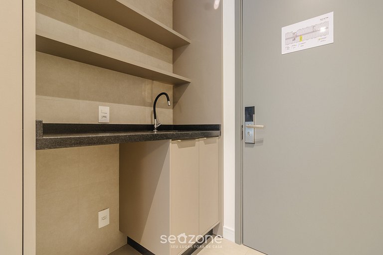 Studio em cond. c/ academia prox ao HU VTD0320