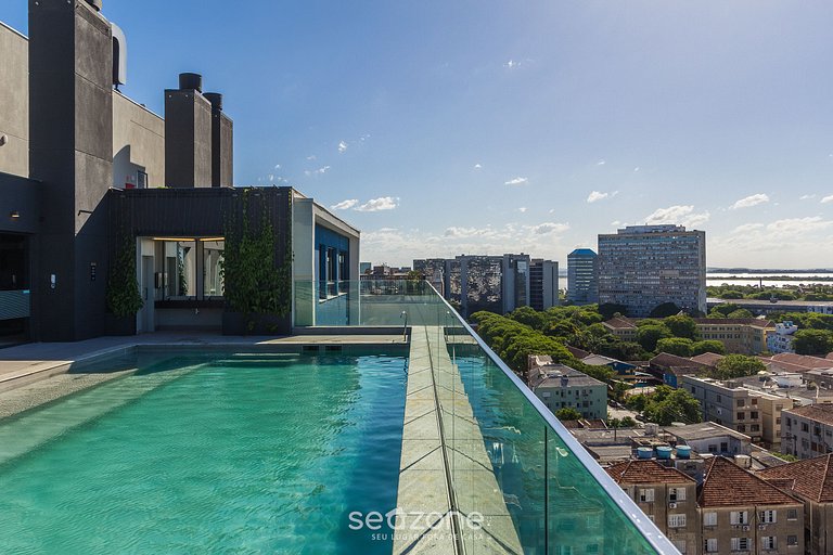 Conforto em Edifício c/ Piscina e Garagem BLE0610