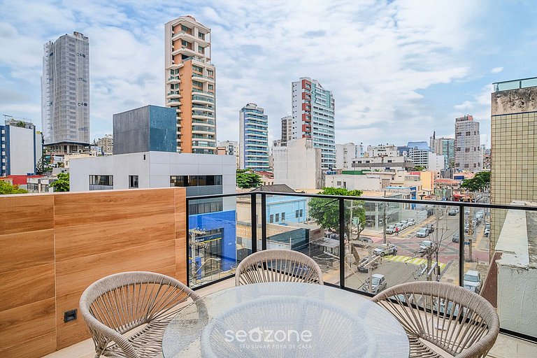 Apt 1 Qto a 200m da praia! HBA0309