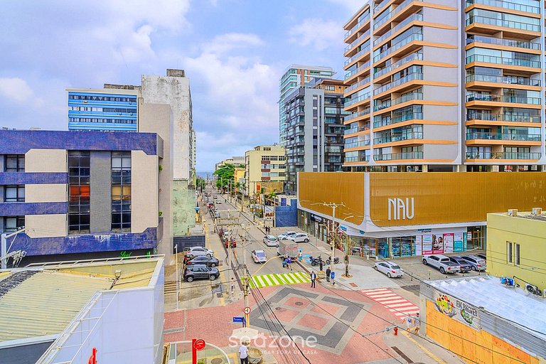 Apt 1 Qto a 200m da praia! HBA0309