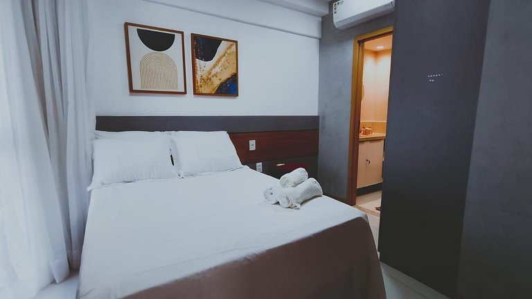 Apto c/ 1 suite y balcón c/ vista al mar HBA0108