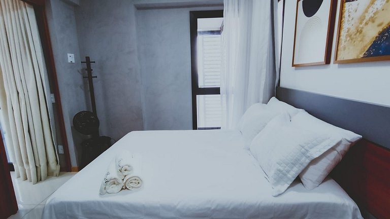 Apto c/ 1 suite y balcón c/ vista al mar HBA0108