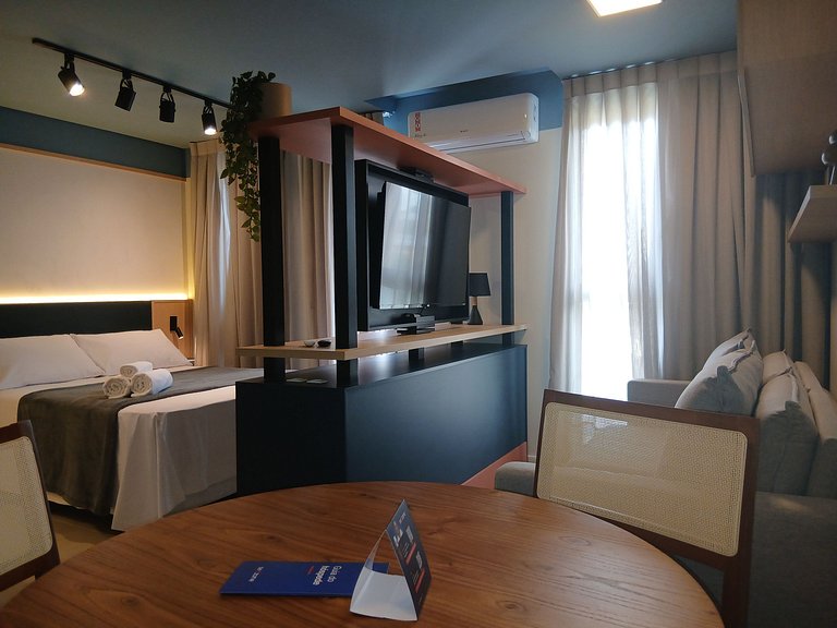 Studio no centrinho do Rosa rooftop piscinaRSO0039