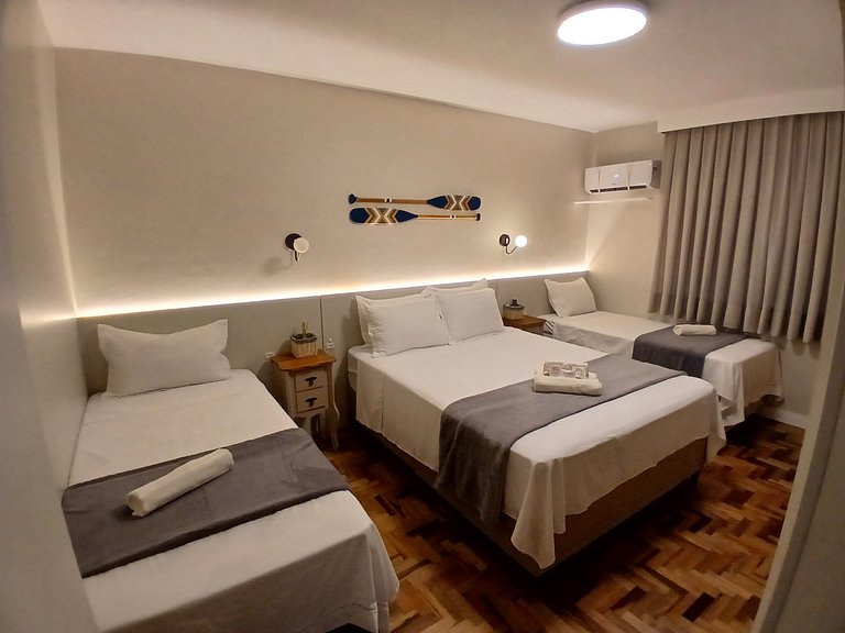 Apto 3 Quartos a 110 m da Praia EMD0012