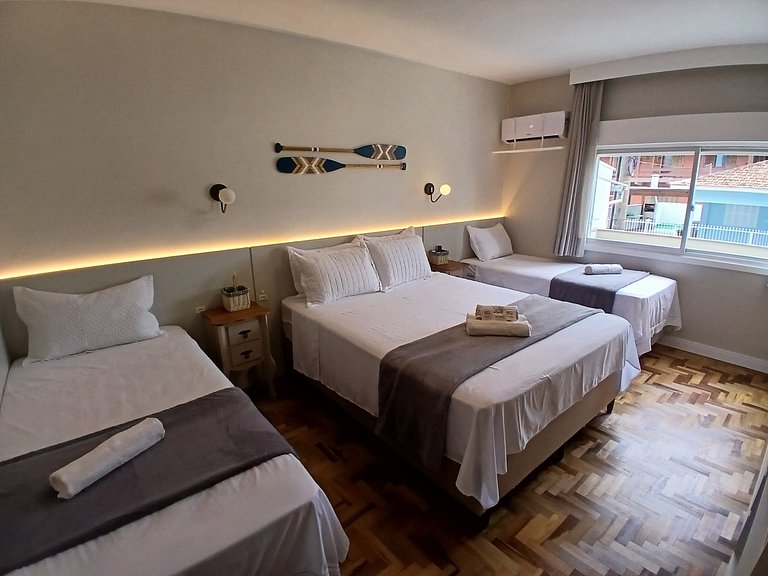 Apto 3 Quartos a 110 m da Praia EMD0012