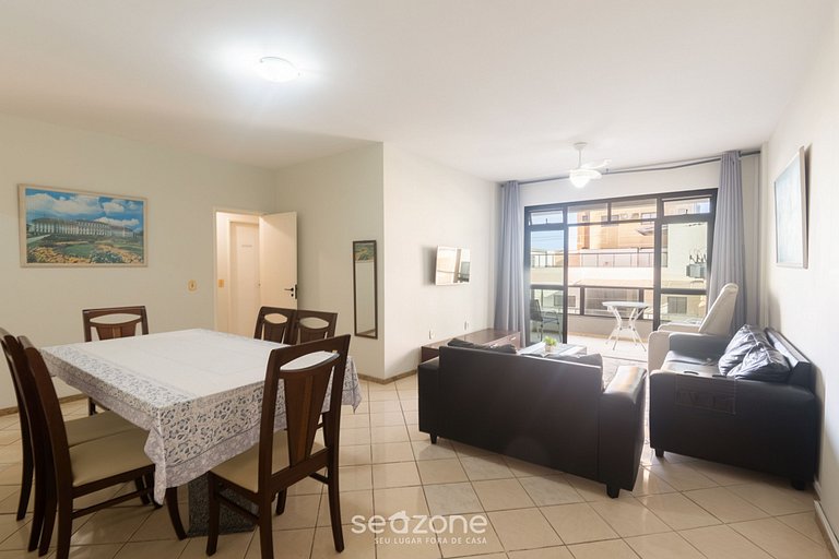 Apto 3QTs a 130 m da Praia do Morro GFT0101