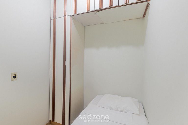 Apto 3QTs a 130 m da Praia do Morro GFT0101