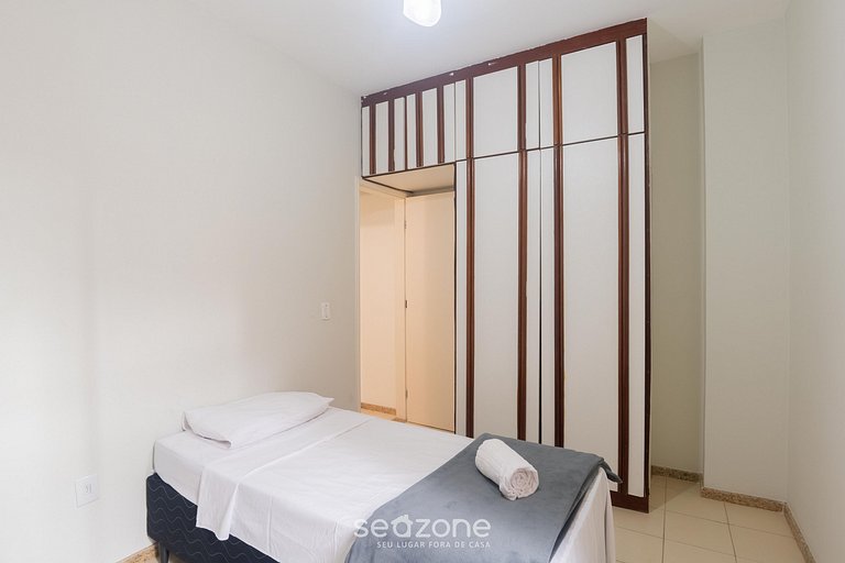 Apto 3QTs a 130 m da Praia do Morro GFT0101