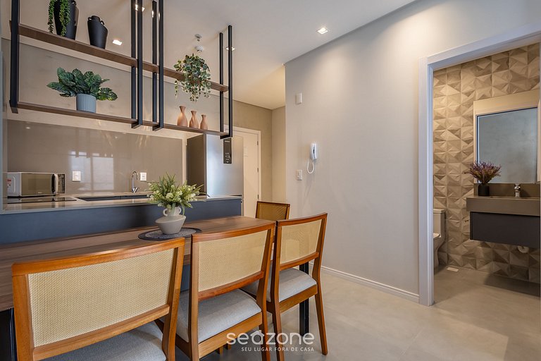 Apto en cond c/ piscina 220 m de la Playa FFS0608