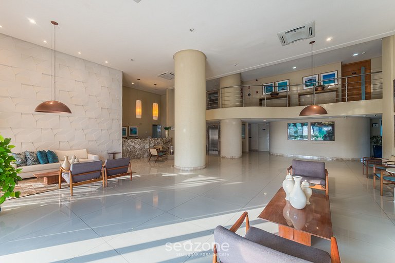 Tu estadía exclusiva en edificio con piscina a pasos del mar