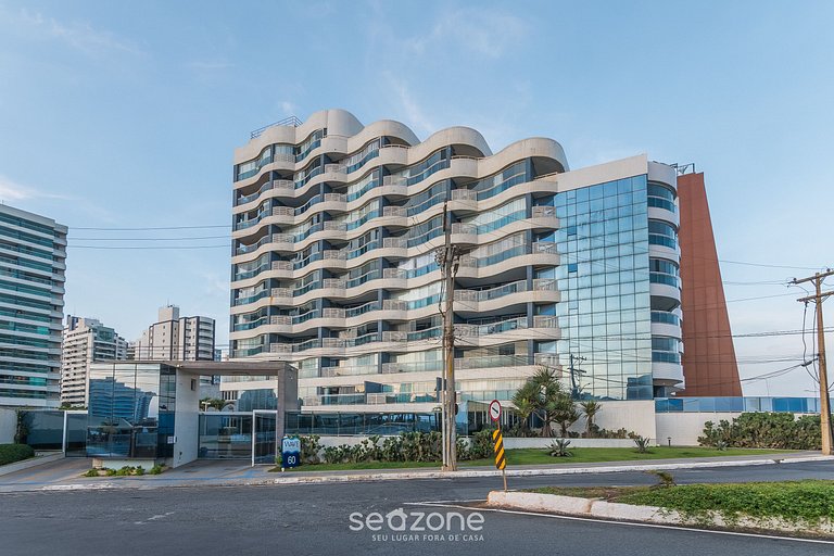 Apto c/ varanda e vista mar a 80m da Praia WJA0607