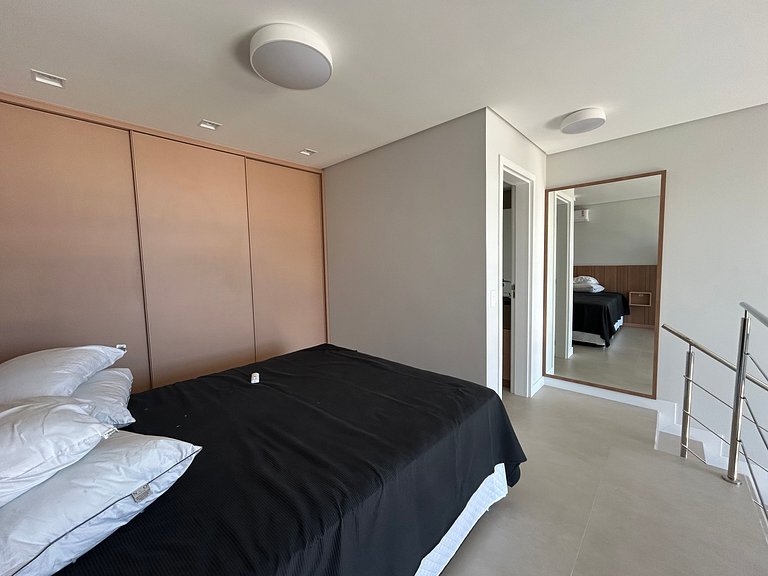 Loft Completo a 290 m da Praia COE0202