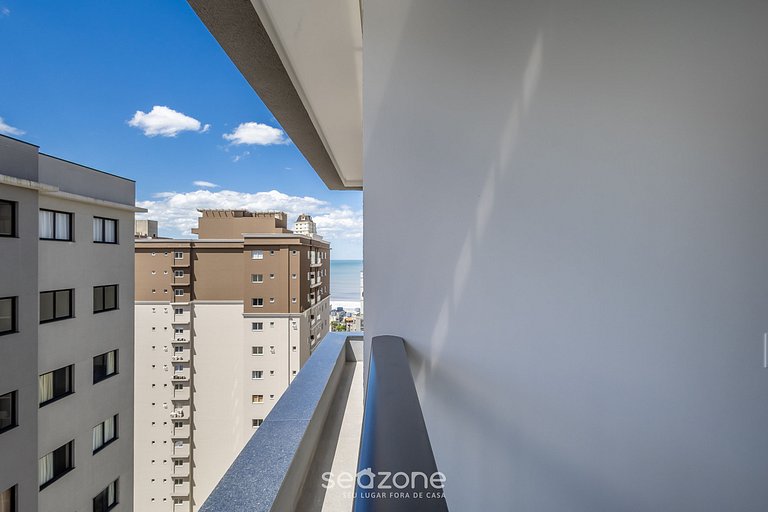 Apto c/ churrasqueira a 500m da praia STW1406