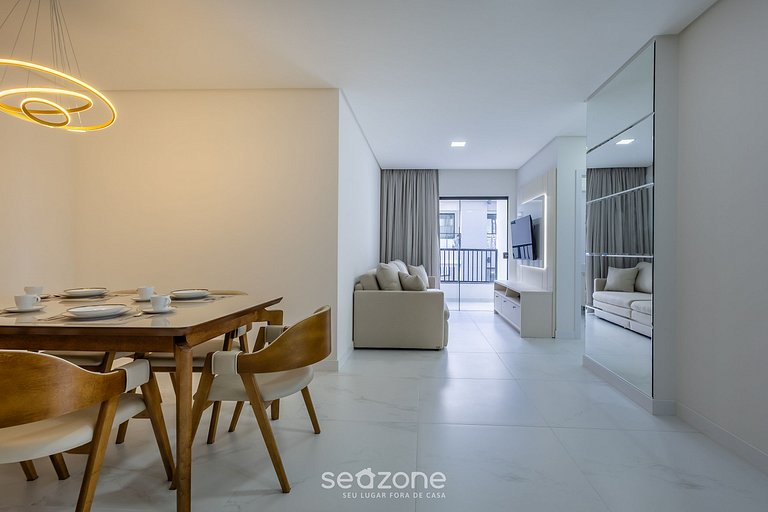 Apto c/ churrasqueira a 500m da praia STW1406