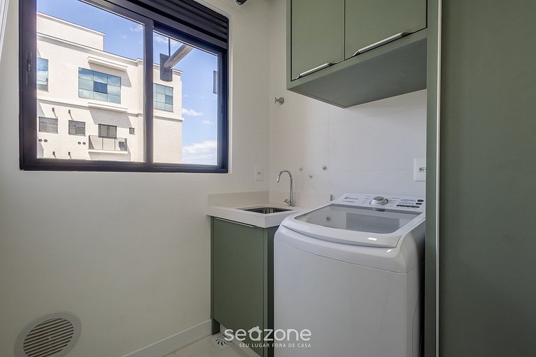 Apto c/ churrasqueira a 500m da praia STW1406