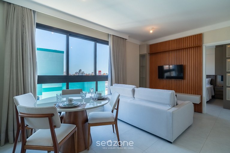 Apto completo a poucos metros da Praia RCQ0305