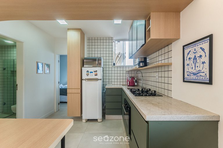 Apto com vista mar a 100m da praia EIA0409