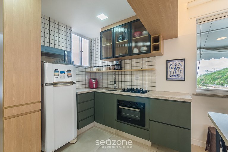 Apto com vista mar a 100m da praia EIA0409