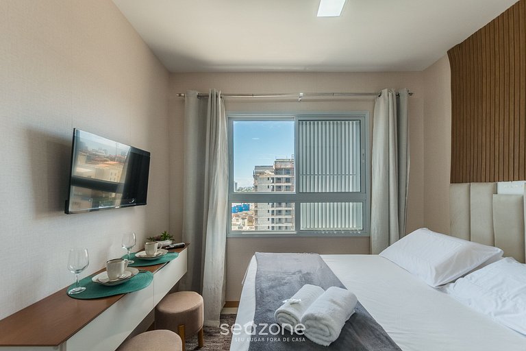 Studio c/ vista mar a 160m da orla - SAA0922