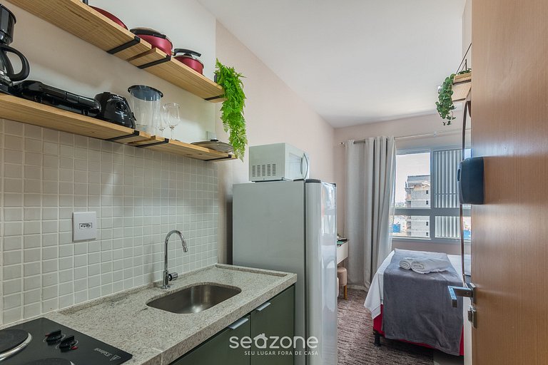 Studio c/ vista mar a 160m da orla - SAA0922