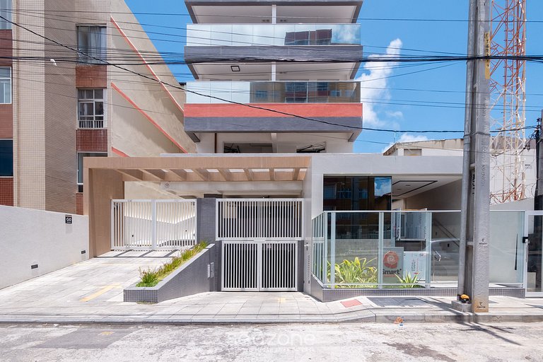 Apto em Cond. c/ Piscina e Vista p/ Mar SMA0206