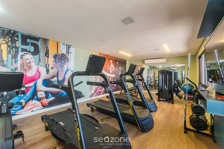 Apto c/ varanda e vista Mar em Salvador - ESB0711