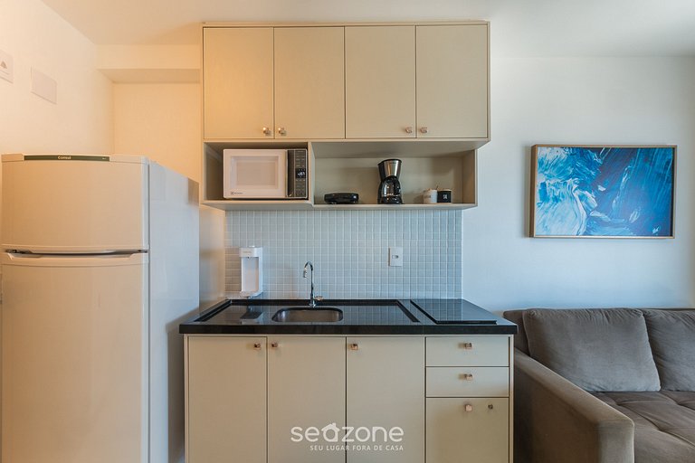 Apto c/ varanda e vista Mar em Salvador - ESB0711