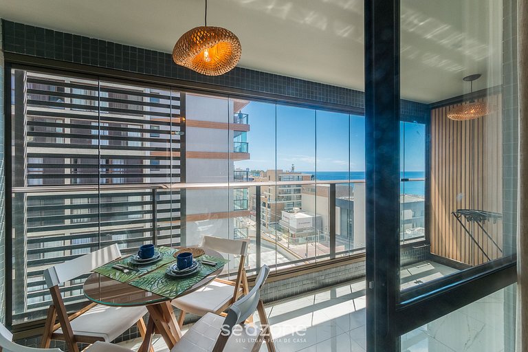 Apto c/ balcón y vista al mar en Salvador ESB0711