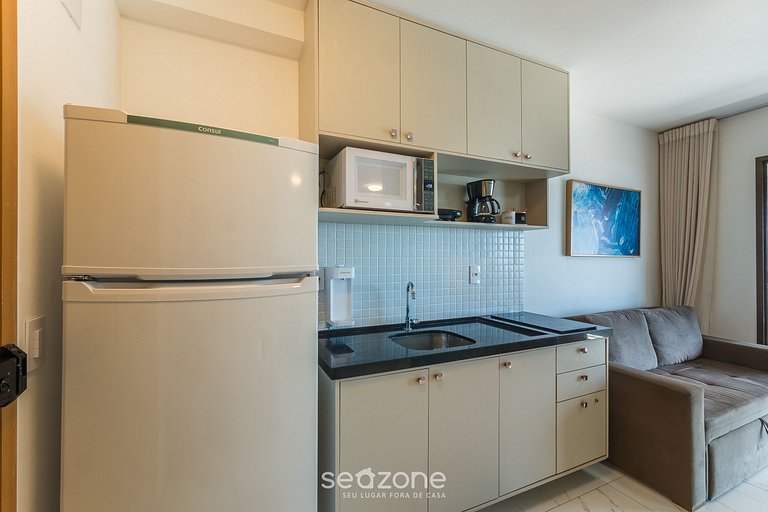 Apto c/ balcón y vista al mar en Salvador ESB0711