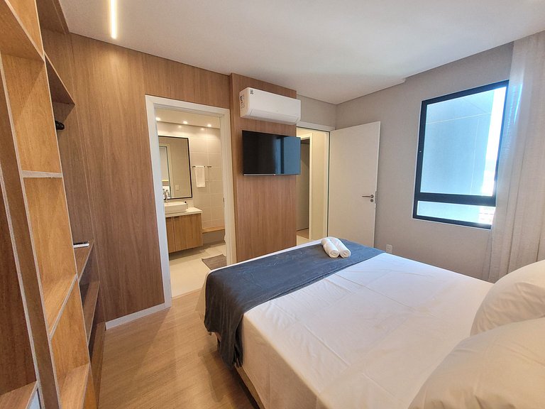 Apto Vista Mar a 400 m da Praia SKLA1204