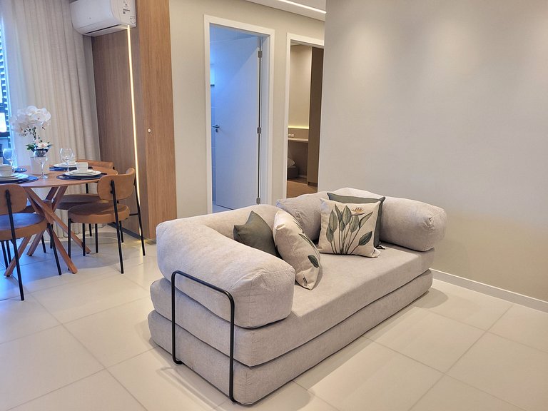 Apto Vista Mar a 400 m da Praia SKLA1204