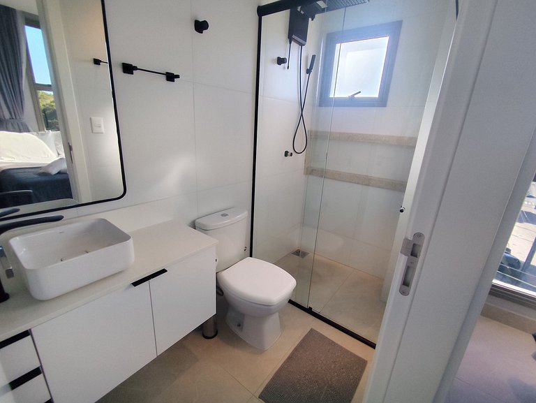 Apto con parrilla privada a 500 m del mar ELF0406