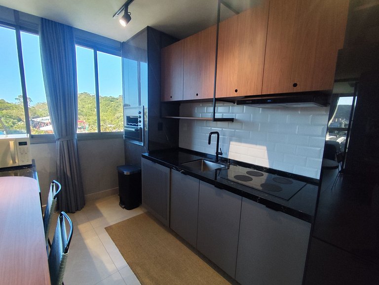 Apto con parrilla privada a 500 m del mar ELF0406