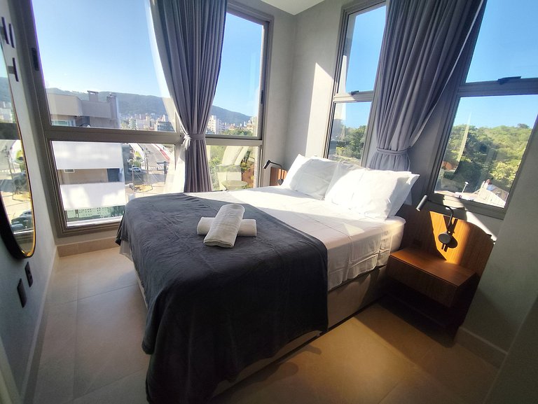 Apto c/ churrasq. privativa a 500m do Mar ELF0406