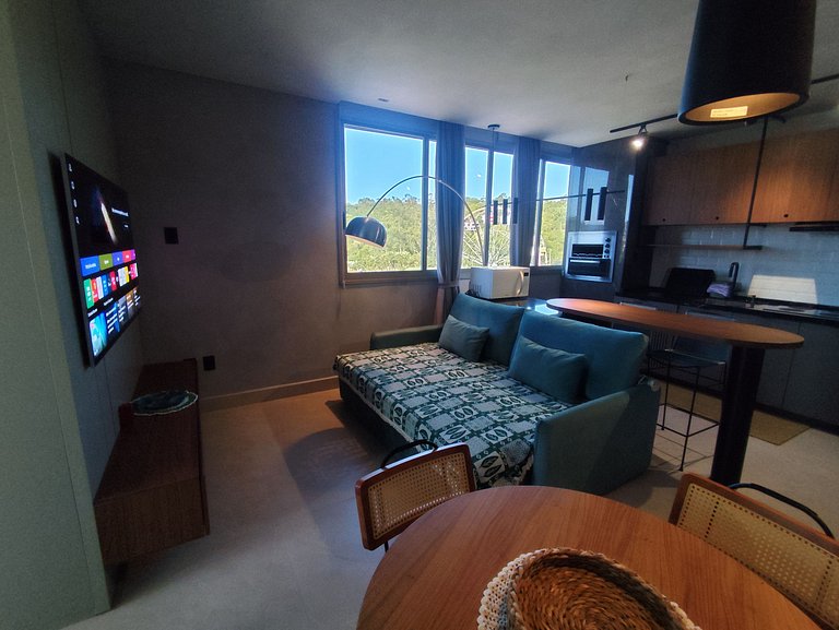 Apto con parrilla privada a 500 m del mar ELF0406