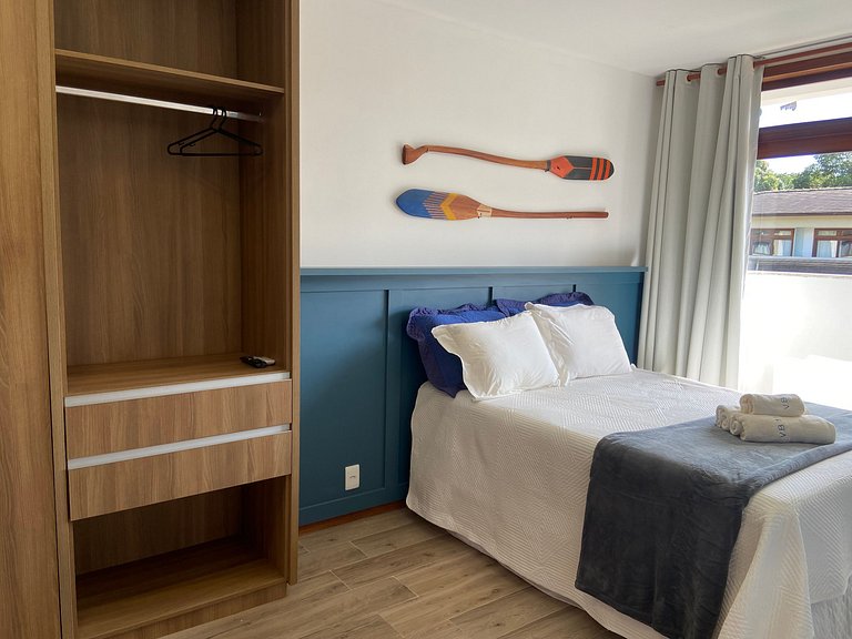 Apto en Cond. c/ Piscina 150 m de la Villa CVB0112