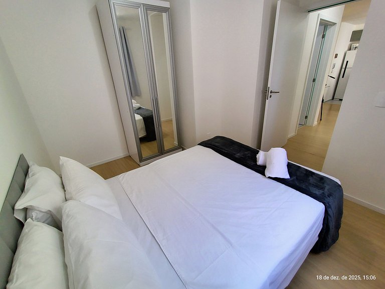 Apto c/ Churrasqueira a 750 m da Praia CIB1104