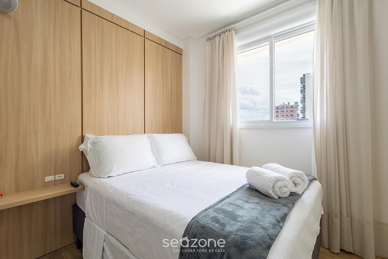 Apto c/ Balcón y Parrilla a 350 m del Mar EIM0301