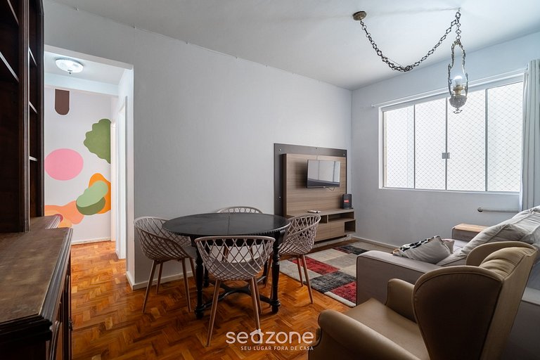 Apto 2 Dormitorios en el Centro de Floripa EBE0804