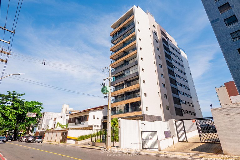Apto em prédio c/ piscina a 500m da Praia HPA0905