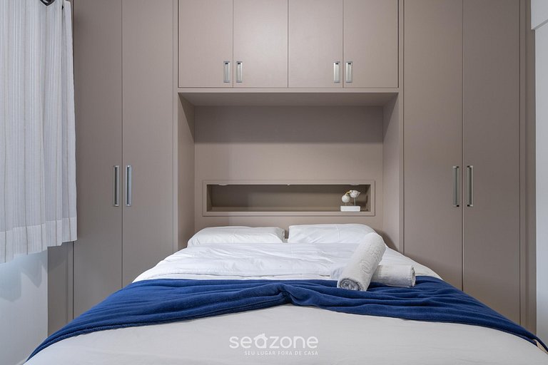 Apto agradável no centro de Bombinhas CAA103