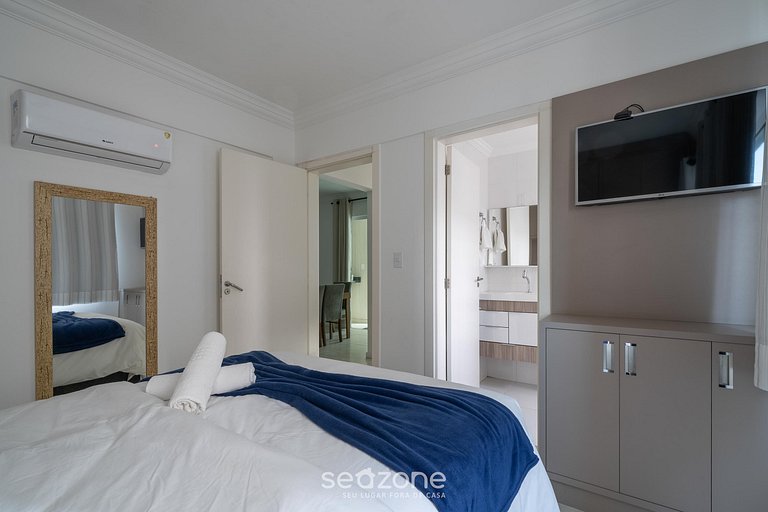 Apto agradável no centro de Bombinhas CAA103