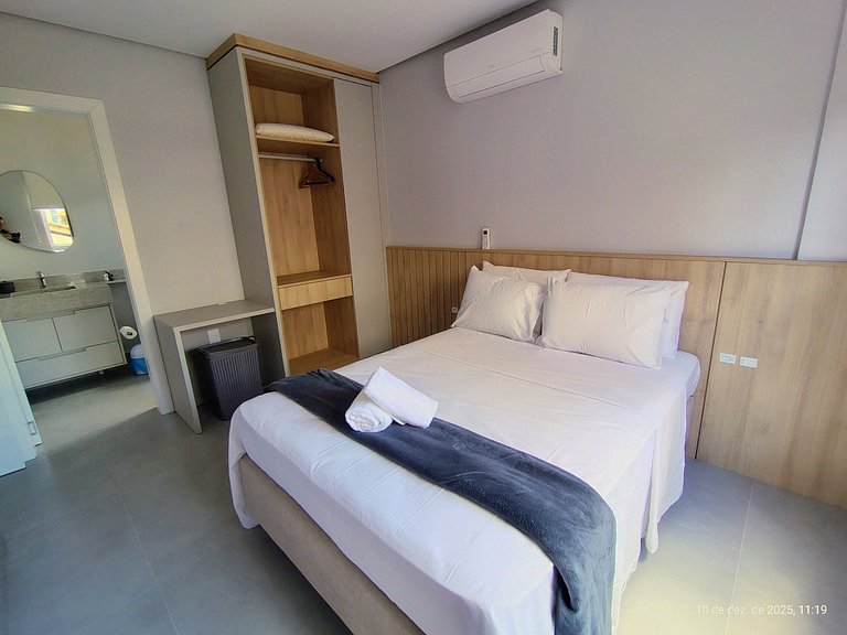 Apto c/ Churrasqueira a 400m da Praia RSH0102