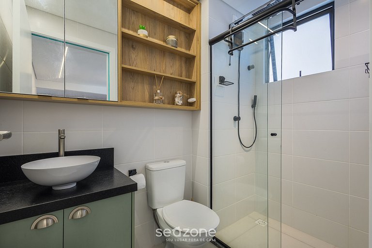 Apto con suite y balcón gourmet en Penha SKL0601