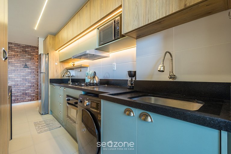 Apto con suite y balcón gourmet en Penha SKL0601